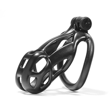 Load image into Gallery viewer, Black Cobra Chastity Cage - Standard