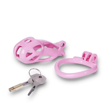 Load image into Gallery viewer, Pink Cobra Chastity Cage - Standard