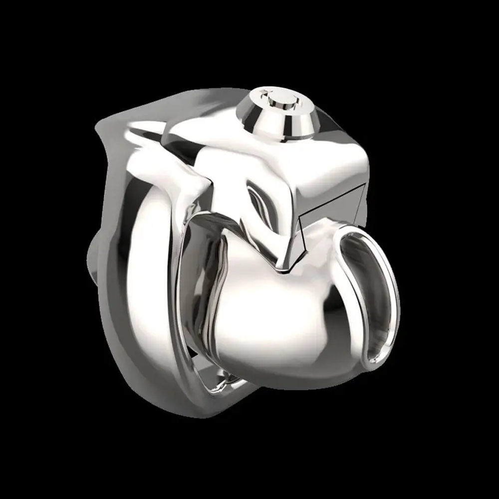 Top Lock Steel Nub Chastity Cage – Chastity Belt AU