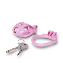 Load image into Gallery viewer, Pink Cobra Chastity Cage - Small
