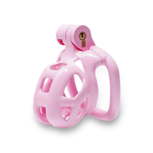 Load image into Gallery viewer, Pink Cobra Chastity Cage - Nub
