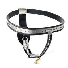 Load image into Gallery viewer, Men's Steel Plate Chastity Belt