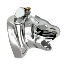 Load image into Gallery viewer, Silver Tiger Chastity Cage