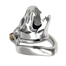 Load image into Gallery viewer, Silver Tiger Chastity Cage